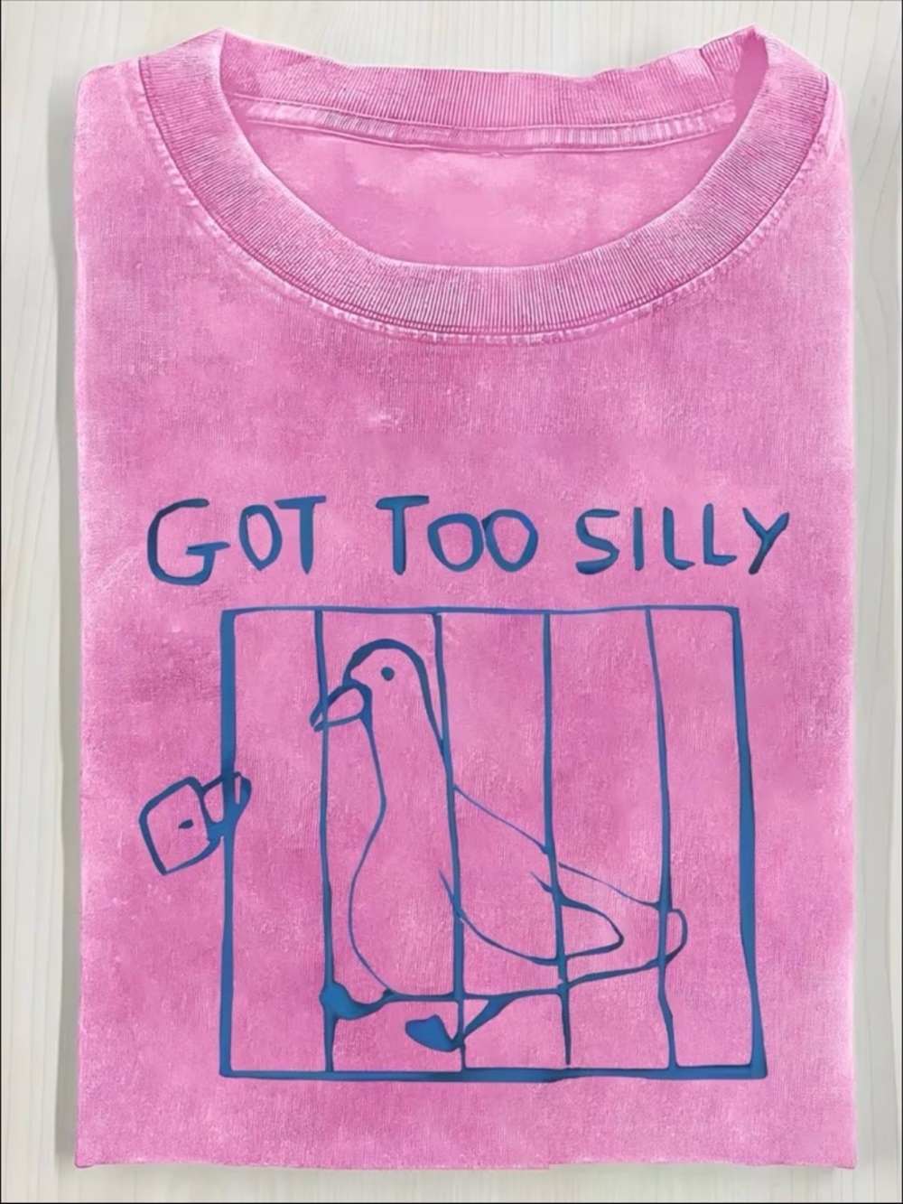 New “Got Too Silly” Washed Tee